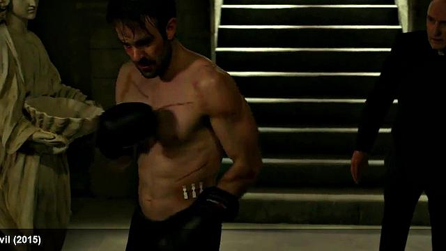 Charlie Cox hairless abdomen