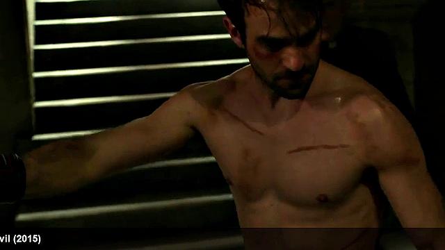 Charlie Cox hairless abdomen