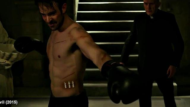 Charlie Cox hairless abdomen