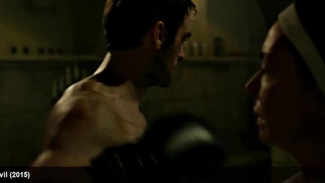 Charlie Cox hairless abdomen