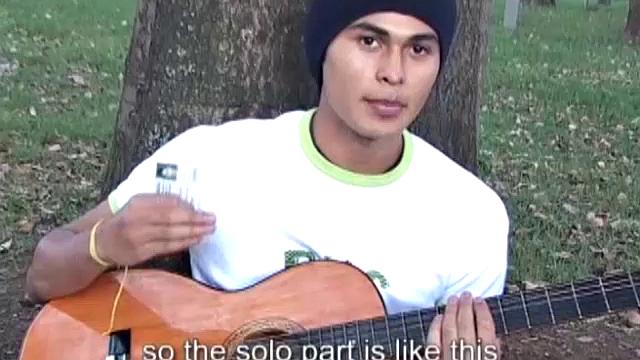 Alfredo is an 18 year old college student who loves to play guitar. After strumming in the park, he takes us to his room and starts stripping naked.