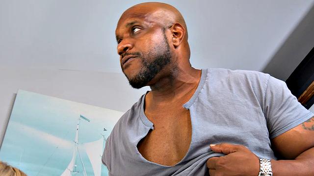 Sexy neighbor Kali Roses takes big black cock