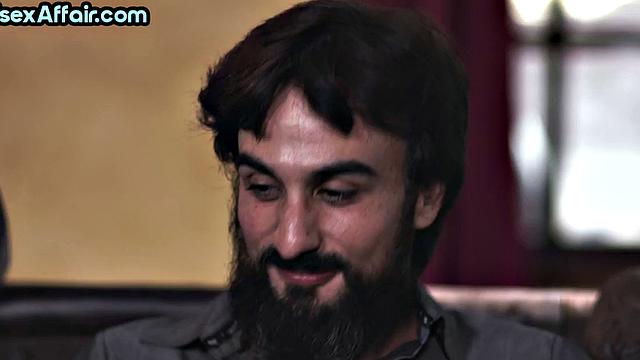 Inked bisexual babe gets pussyeaten while her IR BF gets fucked