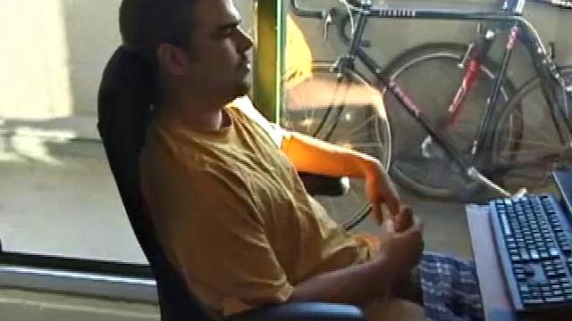 Watch Tony stroke his hard cock and show off for you