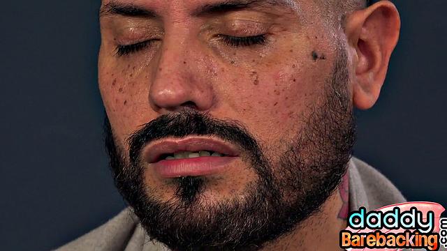 3some Latin twinks get fucked by boss till facial