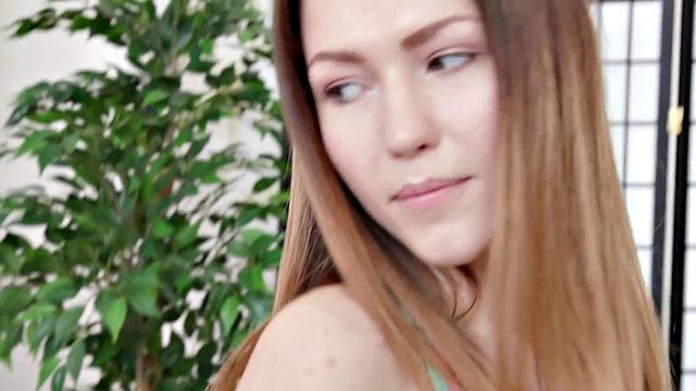 Teen takes big one in her ass