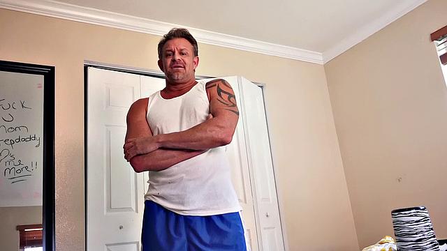 Naughty Cutie Rides Stepdad