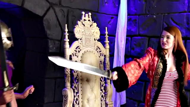 Kinky lesbians in dresses lick each other's pussies in a steamy threesome