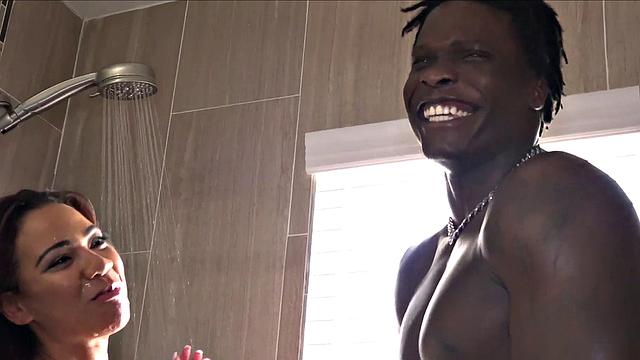 London Tisdale's First Black Cock