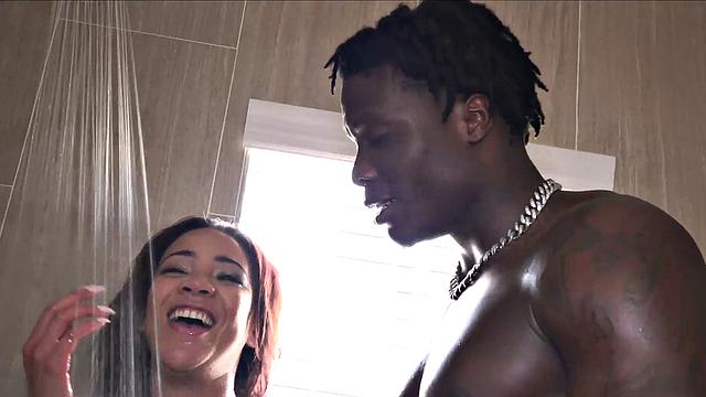 London Tisdale's First Black Cock