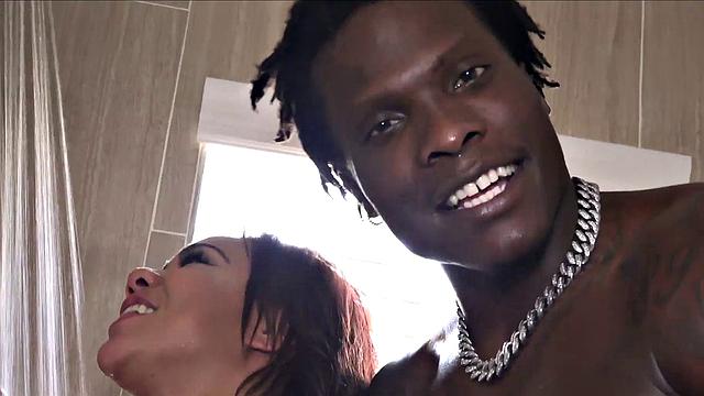 London Tisdale's First Black Cock