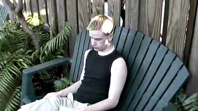 Zachary Pierce returns from a busy day of sightseeing, shopping and cruising. He decides to slip into a secluded outdoor spot and relieve his sexual tension. Zachary quickly tears away his clothing to reveal the fine contours of his naked physique.