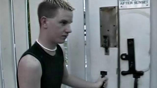 Zachary Pierce returns from a busy day of sightseeing, shopping and cruising. He decides to slip into a secluded outdoor spot and relieve his sexual tension. Zachary quickly tears away his clothing to reveal the fine contours of his naked physique.