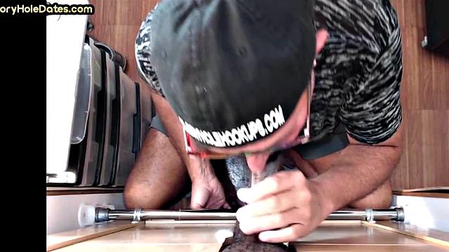 Gloryhole IR BJ bareback fucked in private video