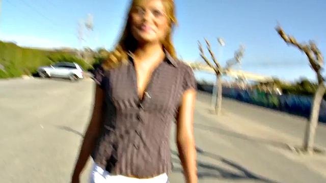 Public fucked Asian drilled hardcore in doggy style