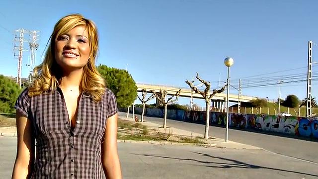 Public fucked Asian drilled hardcore in doggy style