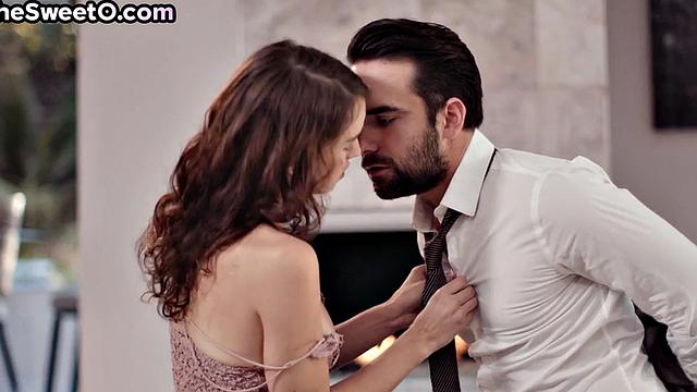 Sweet babe passionately drilled