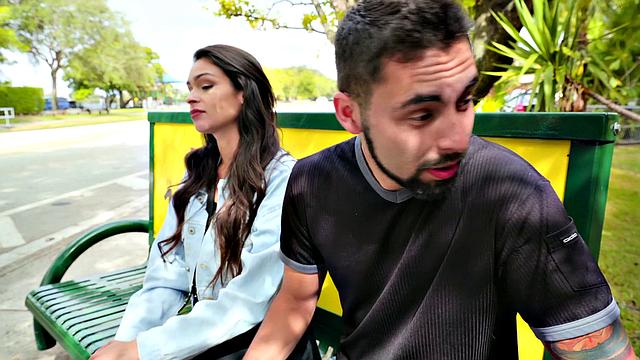 Naughty lesbians take a different route in the bedroom, kissing and fingering each other's small butts