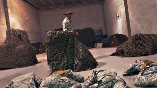 Cockriding army guy fucked in anal hole by nasty stud