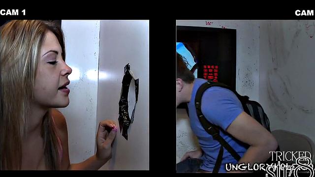 Amateur fooled in gloryhole