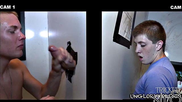 Amateur fooled in gloryhole