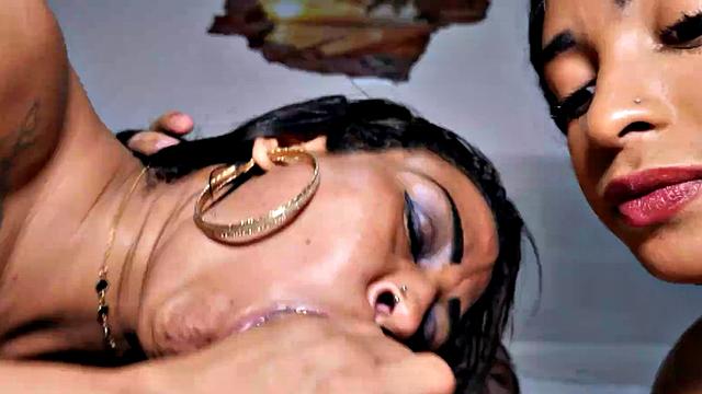 brazilian latinas amaya takayo n Ariela Ferraz love all that big dick in their mouth