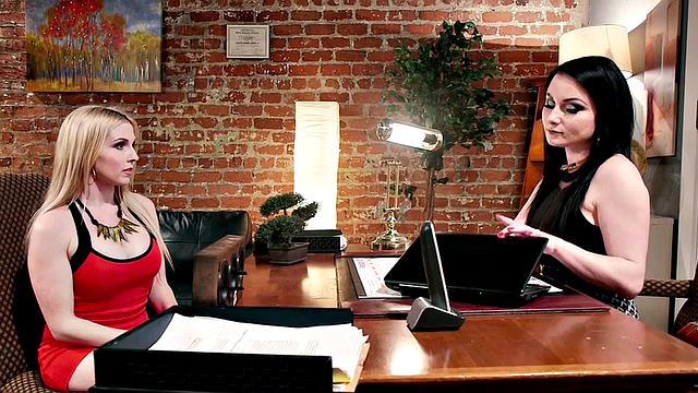 Facesitting lezdom licked by her BDSM big boobs sub