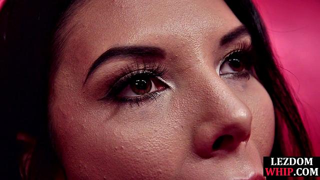 Whipped babe satisfying her mistress