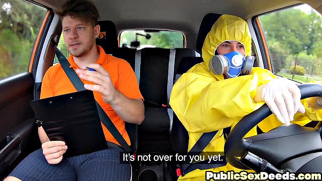 Classy babe in lingerie cockriding