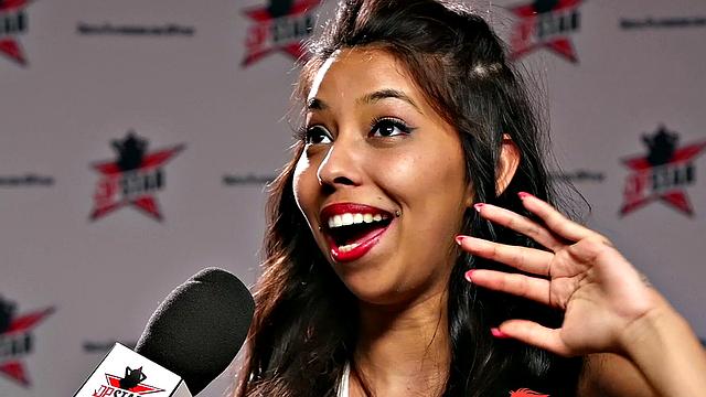 Jasmine Summers in a hot business suit gets DP'd in a restaurant