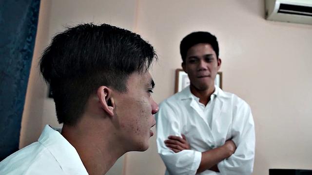 Asian doctor gets fucked by his colleague in office