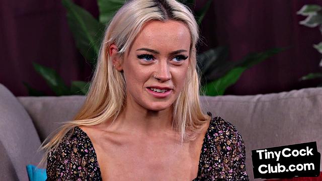 Tiny cock mocked by British amateur