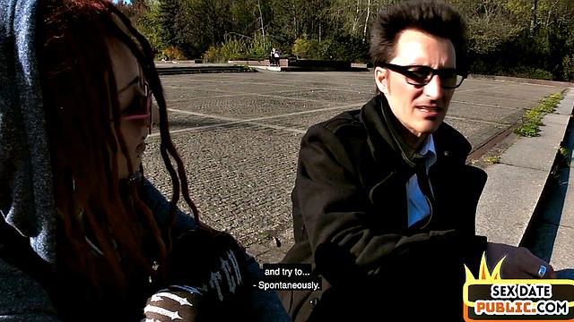 Redhead German babe fucked by sex date