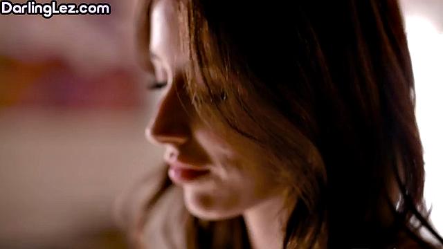 Petite girl pussyeaten by busty les GF