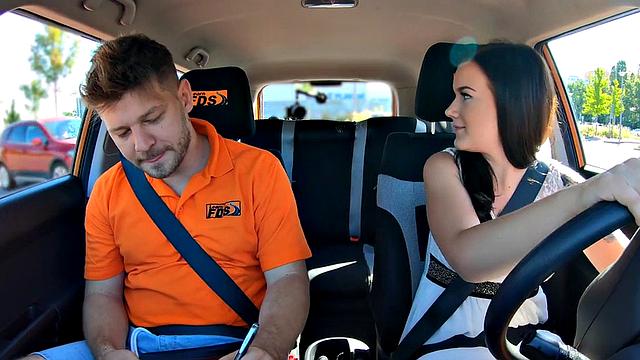 Real driving learner with instructor