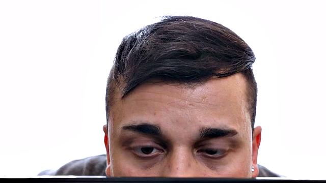 Curvy redhead passionately riding lover's cock