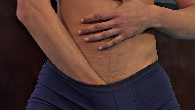 Skinny Latin lovers in anal endeavor