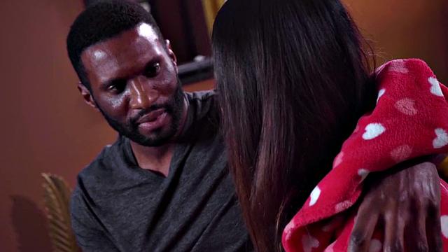 Hot Asian babe gives a sensual BJ before riding a black rod in doggystyle