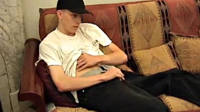 Finding himself home alone one afternoon, hot and hunky guy Shane kicks back and relaxes. Before long, his big fat cock is out, showing off his tight hole as he gets ready to explode.