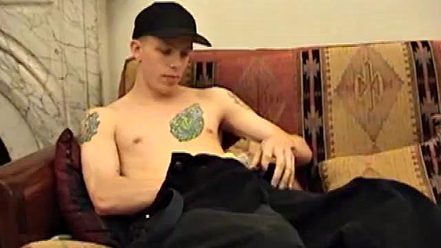 Finding himself home alone one afternoon, hot and hunky guy Shane kicks back and relaxes. Before long, his big fat cock is out, showing off his tight hole as he gets ready to explode.