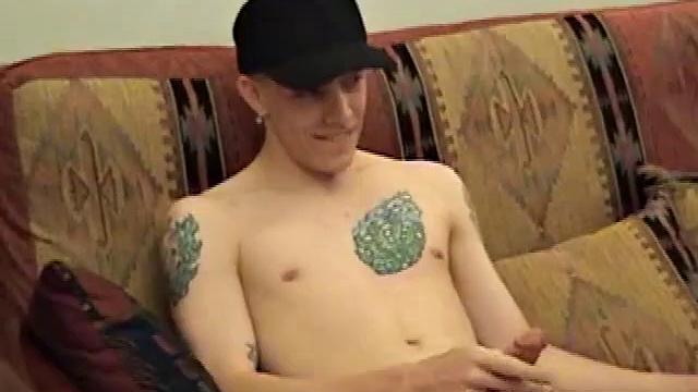 Finding himself home alone one afternoon, hot and hunky guy Shane kicks back and relaxes. Before long, his big fat cock is out, showing off his tight hole as he gets ready to explode.