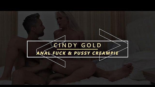 Cindy Gold Mature Anal Fuck And Creampie