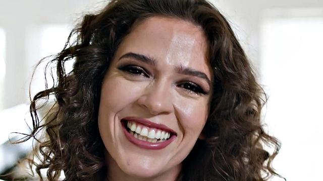 Cocksucking babe rammed by lover after deepthroat