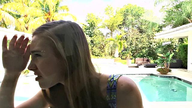 Skye's wild pussy licking and fucking antics in high heels