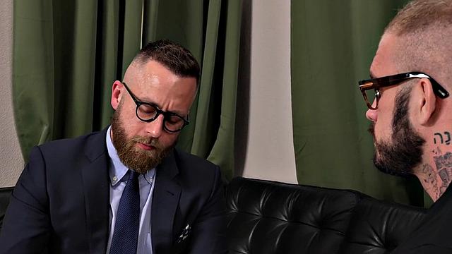 Sissified hunk ravaged by doctor