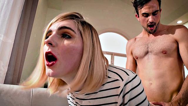 GenderXFilms - Petite Trans Hitchhiker Sucks for Ride