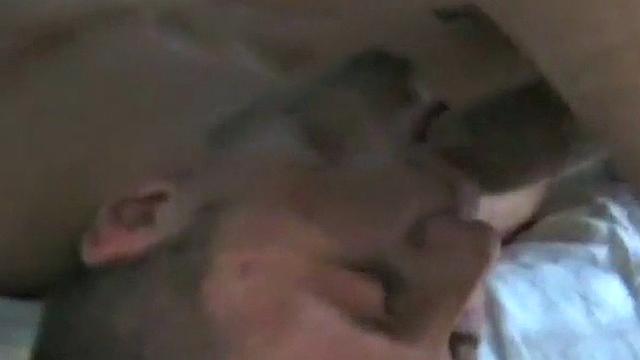 Dirty gay dude fucked in anal by perverted fucker