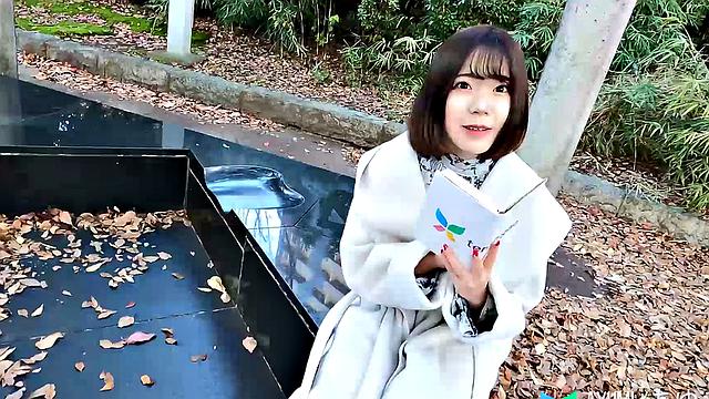 Cute Ayumi is single and our amateur sex partner today