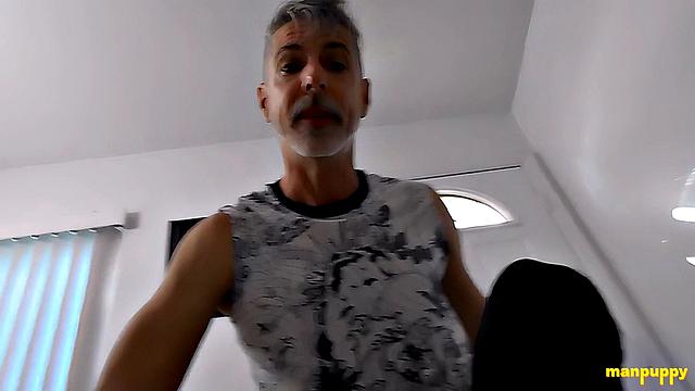 Giant's Ex Gets Ass Humiliation - Richard Lennox