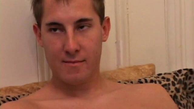 Taking off his clothes and working on his hard on, Kiefer Foxx gets himself all worked up before using a decent size dildo on his tight hole.